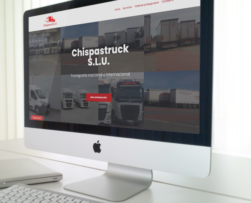 Página web para Chispastruck