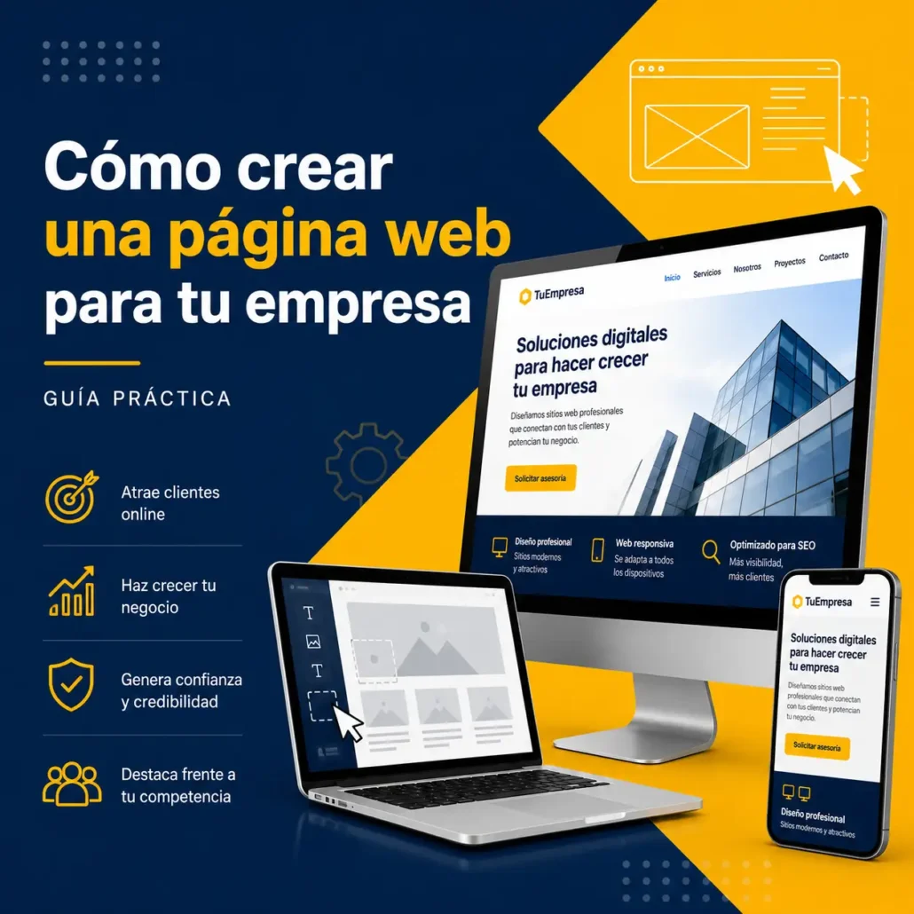 Cómo hacer una página web para una empresa